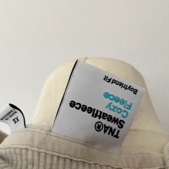 TNA Cozy Fleece Sweatshirt in Grey - Picture 4 of 4